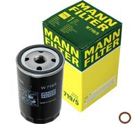 MANN-FILTER Filtro De Aceite Con Junta Para VW Golf I Cabriolet 1.8 1.6 1.5 Audi