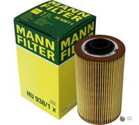 MANN-FILTER Filtro de Aceite Con Tapón Drenaje Aceite para BMW 5er 525tds 525td