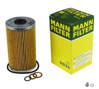 MANN-FILTER Filtro de Aceite Con Tapón Drenaje Aceite para Mercedes-Benz 190E