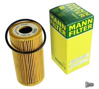 MANN-FILTER Filtro de Aceite Con Tapón Drenaje Aceite para Nissan NV400 Caja