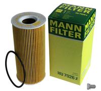 MANN-FILTER Filtro de Aceite Con Tapón Drenaje Aceite para Porsche Boxster S 3.4