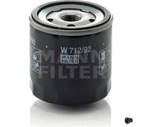 MANN-FILTER Filtro de Aceite Con Tapón Drenaje para Audi A4 Avant 1.4 TFSI