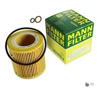 MANN-FILTER Filtro de Aceite Con Tapón Drenaje para BMW 3er 325i 330i 335i