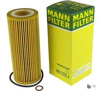 MANN-FILTER Filtro de Aceite Con Tapón Drenaje para BMW 3er Touring 320d 318d