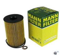 MANN-FILTER Filtro de Aceite Con Tapón Drenaje para BMW 7er 750i Izq. 760i