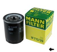 MANN-FILTER Filtro de Aceite Con Tapón Drenaje para Jaguar Xk Cabriolet 4.2