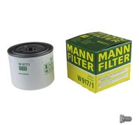 MANN-FILTER Filtro de Aceite Con Tapón Drenaje para Volvo 460L 1.9 Turbo D