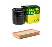 MANN-FILTER Filtro de Aceite Filtro Aire Apto para Peugeot 605 6B 2.0 16V