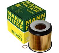 Mann-Filter Filtro de Aceite HU 8002 y para BMW X3 xDrive20i xDrive35i sDrive20i