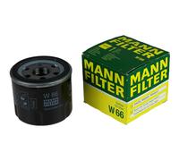 MANN-FILTER Filtro De Aceite W 66 Oil Filter Para Renault Twingo II 1.2 16V