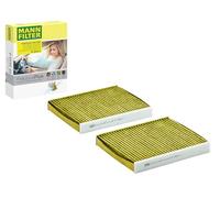 MANN-FILTER FP 2533-2 Filtro de aire de cabina - FreciousPlus Filtro de Polen Biofuncional - (set de 2) para Automóviles + Vehículos de transporte
