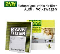 MANN FILTER FP26009 Filtro de aire de cabina para Audi A3/Q2/Q3/Q6/RS3/TT/CC/Arteon/e-Golf 7/Tiguan/T-Roc 1 piece per box