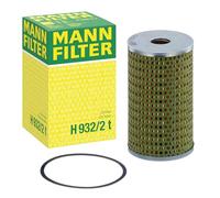 MANN-FILTER H 932/2 t Filtro de aceite - para Camiones + Autobuses