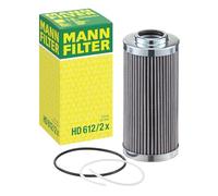 MANN-FILTER, HD 612/2 x Hidráulico | Para Off-Highway, Pureza fluido hidráulico, Filtración máxima, Protección sistema hidráulico, Calidad original OE