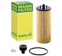 MANN-FILTER HU 6015 z KIT Filtro de aceite Filtro de aceite motor para BMW X1