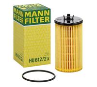 MANN-FILTER Filtro de aceite HU 612/2 x Original