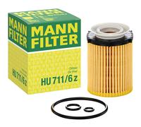 MANN-FILTER HU 711/6 z Filtro de aceite Filtro de aceite motor
