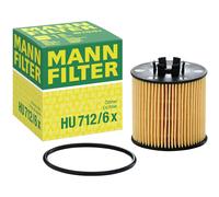 MANN-FILTER HU 712/6 x Filtro de aceite Filtro de aceite motor