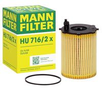MANN-FILTER HU 716/2 x Filtro de aceite - para Automóviles + Vehículos de transporte