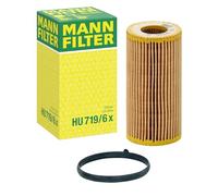 MANN-FILTER HU 719/6 X Filtro de aceite - Set de filtro de aceite juego de juntas Para automóviles