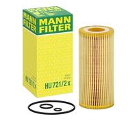 MANN-FILTER HU 721/2 x Filtro de aceite - para Automóviles + Vehículos de transporte