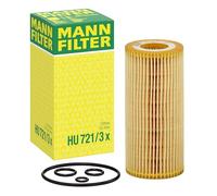 MANN-FILTER HU 721/3 x Filtro de aceite - para Automóviles + Vehículos de transporte