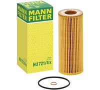 MANN-FILTER HU 721/4 x Filtro de aceite Filtro de aceite motor para BMW 3 Sedán