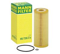 MANN-FILTER HU 726/2 x Filtro de aceite - para Automóviles + Vehículos de transporte