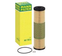 MANN-FILTER HU 736 x Filtro de aceite - para Automóviles + Vehículos de transporte