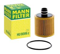 MANN-FILTER HU 8006 z Filtro de aceite - para Automóviles + Vehículos de transporte