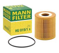 MANN-FILTER HU 819/1 x Filtro de aceite - para Automóviles + Vehículos de transporte
