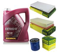 Mann-Filter Inspección Set 5L mannol extreme 5W-40 para Peugeot 406 1.8 16V