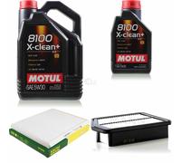 MANN-FILTER Inspección Set 6L Motul 8100 X-CLEAN+ 5W-30 Para KIA Carens IV