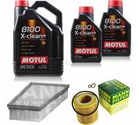 MANN-FILTER Inspección Set 7L Motul 5W-30 Para BMW 3er 325i 330i 325xi