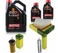 MANN-FILTER Inspección Set 7L Motul 5W-30 Para BMW 3er Touring 320d 316d 318d