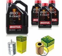 MANN-FILTER Inspección Set 8L Motul 5W-30 Para BMW 3er Cabriolet 320i 325i