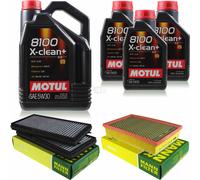 MANN-FILTER Inspección Set 8L Motul 5W-30 Para BMW 7er 745i Li 750i 735i