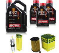 MANN-FILTER Inspección Set 8L Motul 5W-30 Para BMW 7er 750i Li 760i 6 Gran