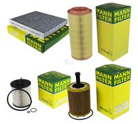 MANN-FILTER Inspección Set Conjunto de Filtros Apto para Audi A2 1.4Tdi Caja
