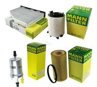 MANN-FILTER Inspección Set Conjunto de Filtros para Audi A3 2.0 Mal FSI VW EOS