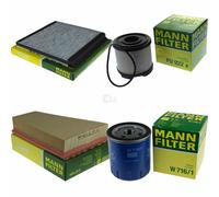 MANN-FILTER Inspección Set Conjunto de Filtros para Citroën Berlingo 2.0 HDI 90