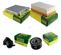 MANN-FILTER Inspección Set Conjunto de Filtros para Renault Clio III 1.5DCI