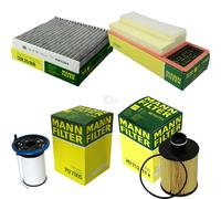 MANN-FILTER Inspección Set Filtersatz Para Fiat Panda 1.3 D Multijet 4x4
