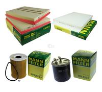MANN-FILTER C 26 009-2 Filtro de aire (set de 2) - para Automóviles + Vehículos de transporte