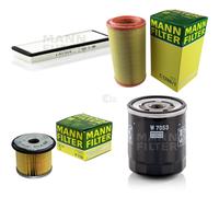 MANN-FILTER Inspección Set Filtersatz Para Peugeot 306 Schrägheck 1.9 DT