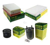 MANN-FILTER Inspección Set Filtersatz Para Renault Fluence 1.5 DCI
