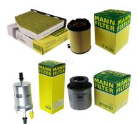 MANN-FILTER Inspección Set Filtersatz Para VW Golf V 1.4 TSI Audi A3
