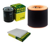 MANN-FILTER Inspección Set Filterset Para Fiat Ducato Kasten 140 MultiJet 22