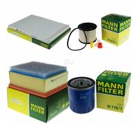 MANN-FILTER Inspección Set Juego Filtro para Citroën Xsara Rotura 2.0 HDI