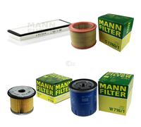 MANN-FILTER Inspección Set Juego Filtro para Peugeot 306 Hatchback 1.9 D 1.8